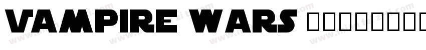 Vampire Wars (1)字体转换